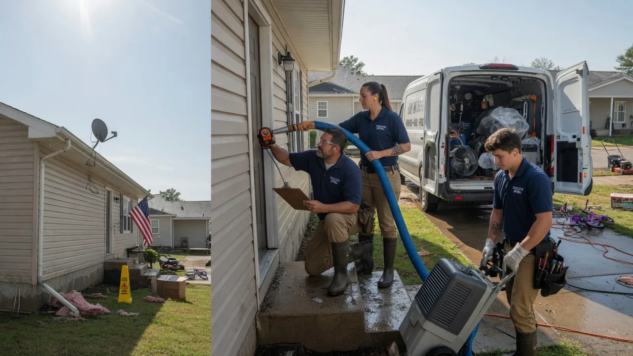 Ceiling Water Damage Restoration in Almond, NY near me